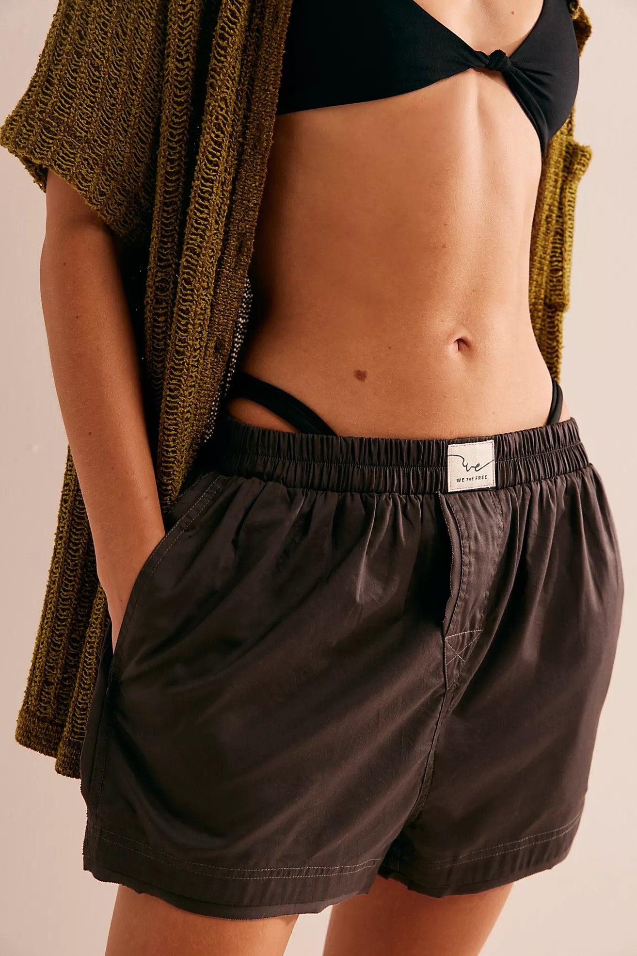 FREE PEOPLE We The Free Day To Day Solid Boxer