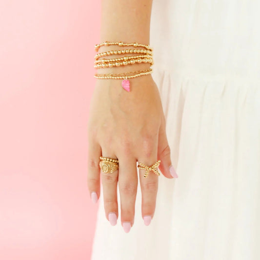 BOUTIQUE BEADED BLONDES BEST FRIEND CHARM BRACELETS STACK