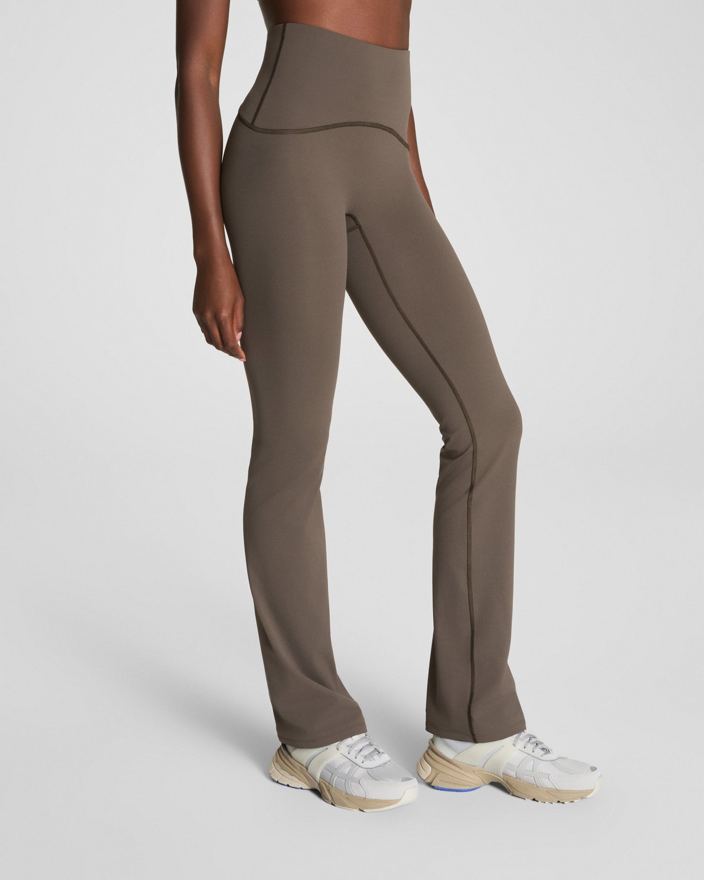 BOUTIQUE BOUTIQUE SPANXSHAPE™ BOOTY BOOST® FLARE PANTS MINERAL SIDE