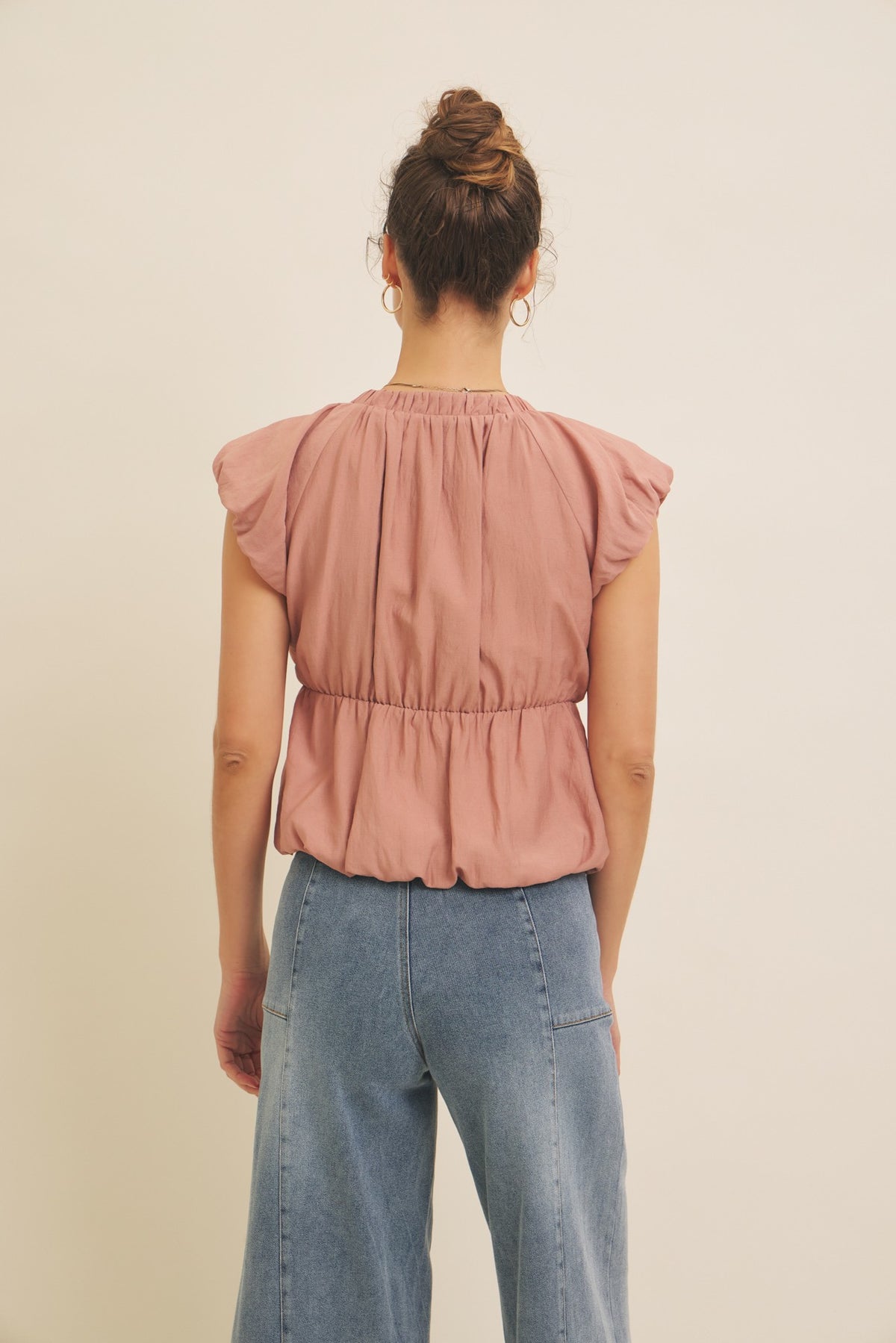 BOUTIQUE BUBBLE_BOW_TOP_BACK 2_MAUVE