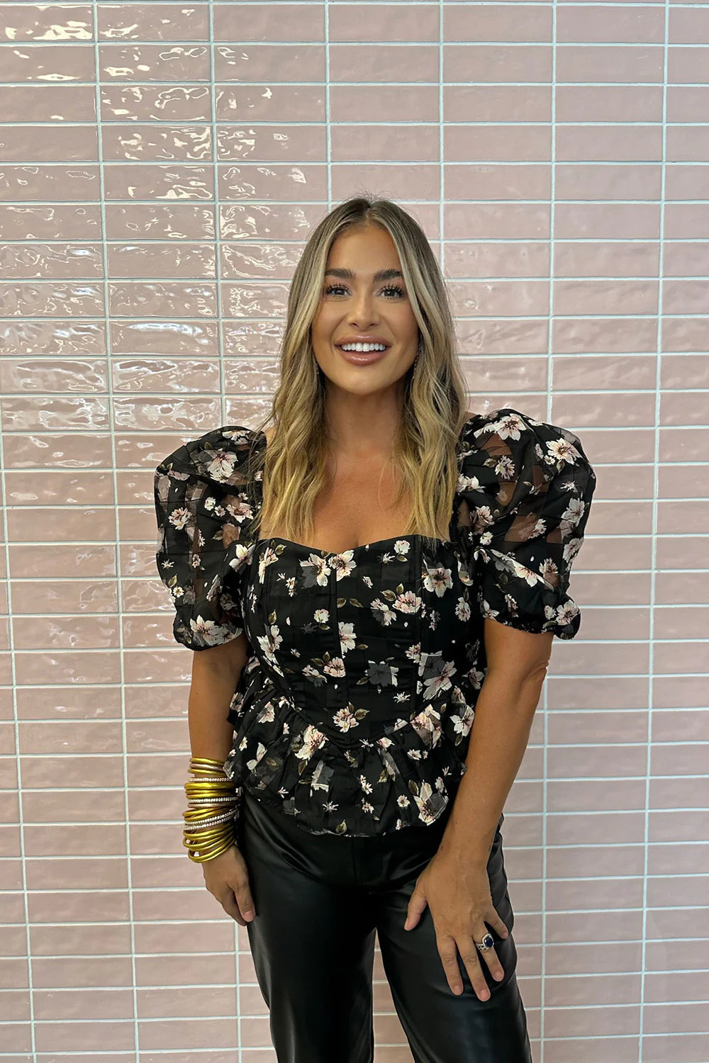 BOUTIQUE BUDDY LOVE CHLOE FLOWER BASKET TOP FRONT 4