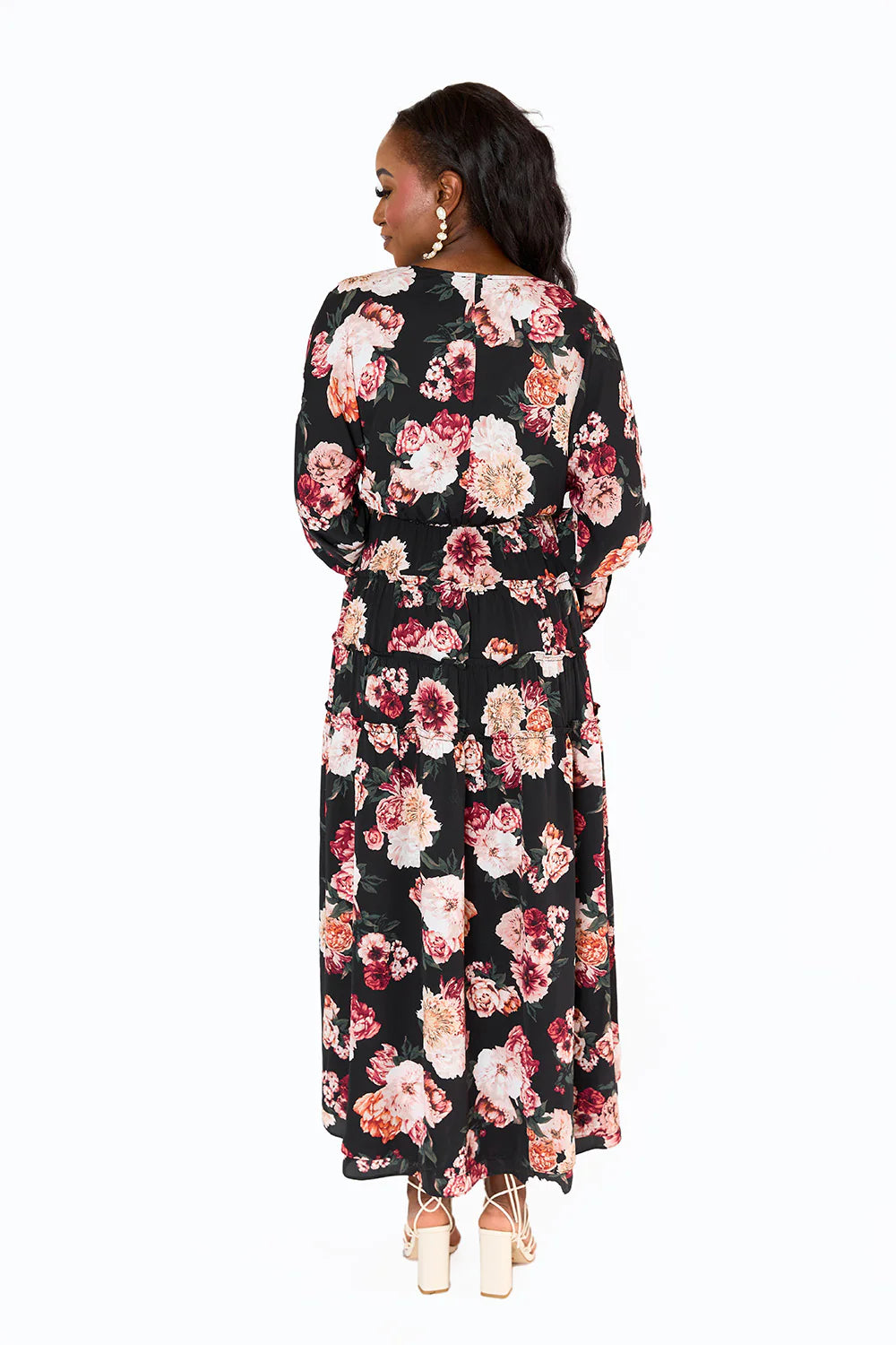 BOUTIQUE BUDDY LOVE LENNON HIGH-LOW DRESS NIGHTFALL BACK