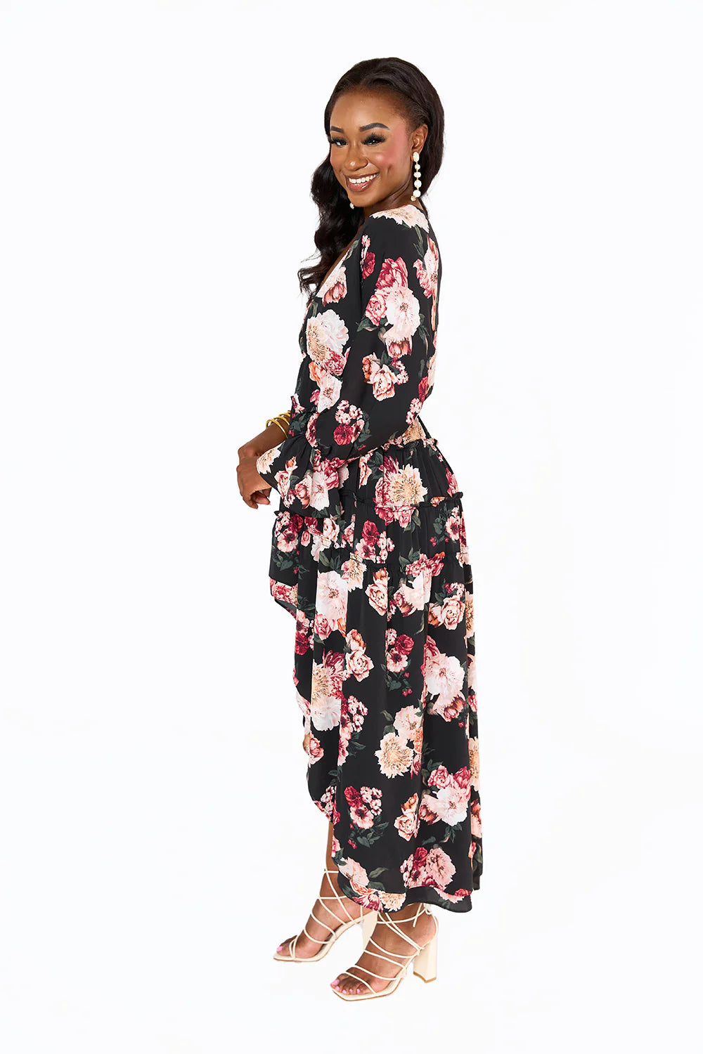 BOUTIQUE BUDDY LOVE LENNON HIGH-LOW DRESS NIGHTFALL SIDE