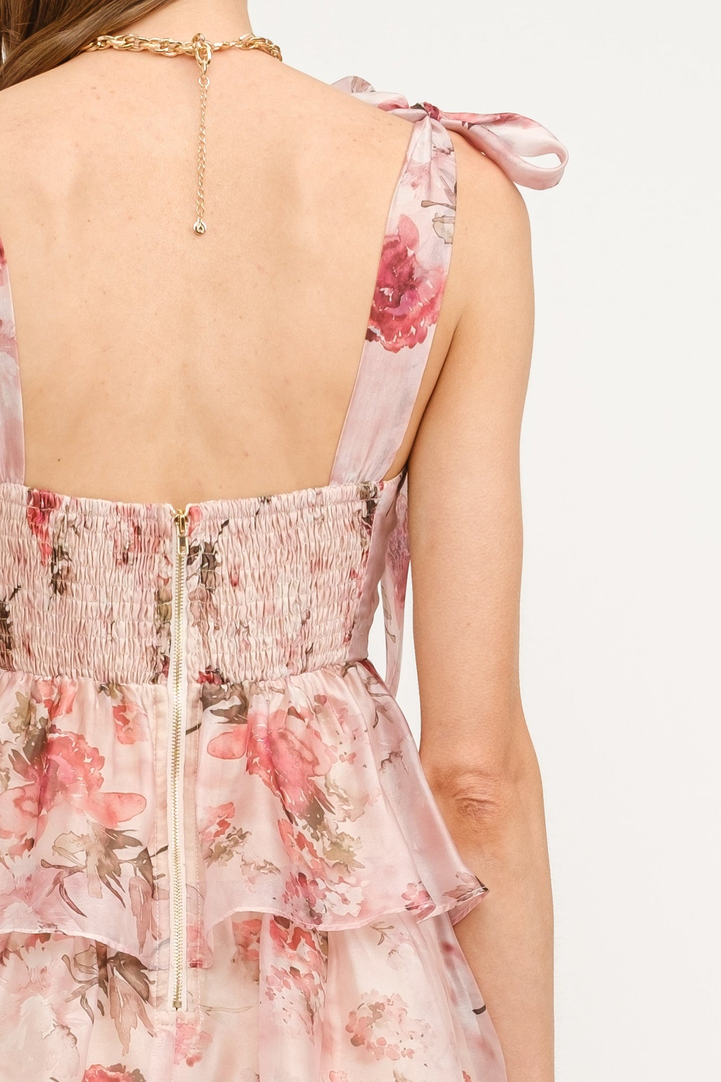 BOUTIQUE DELILAH DRESS PINK BACK 3