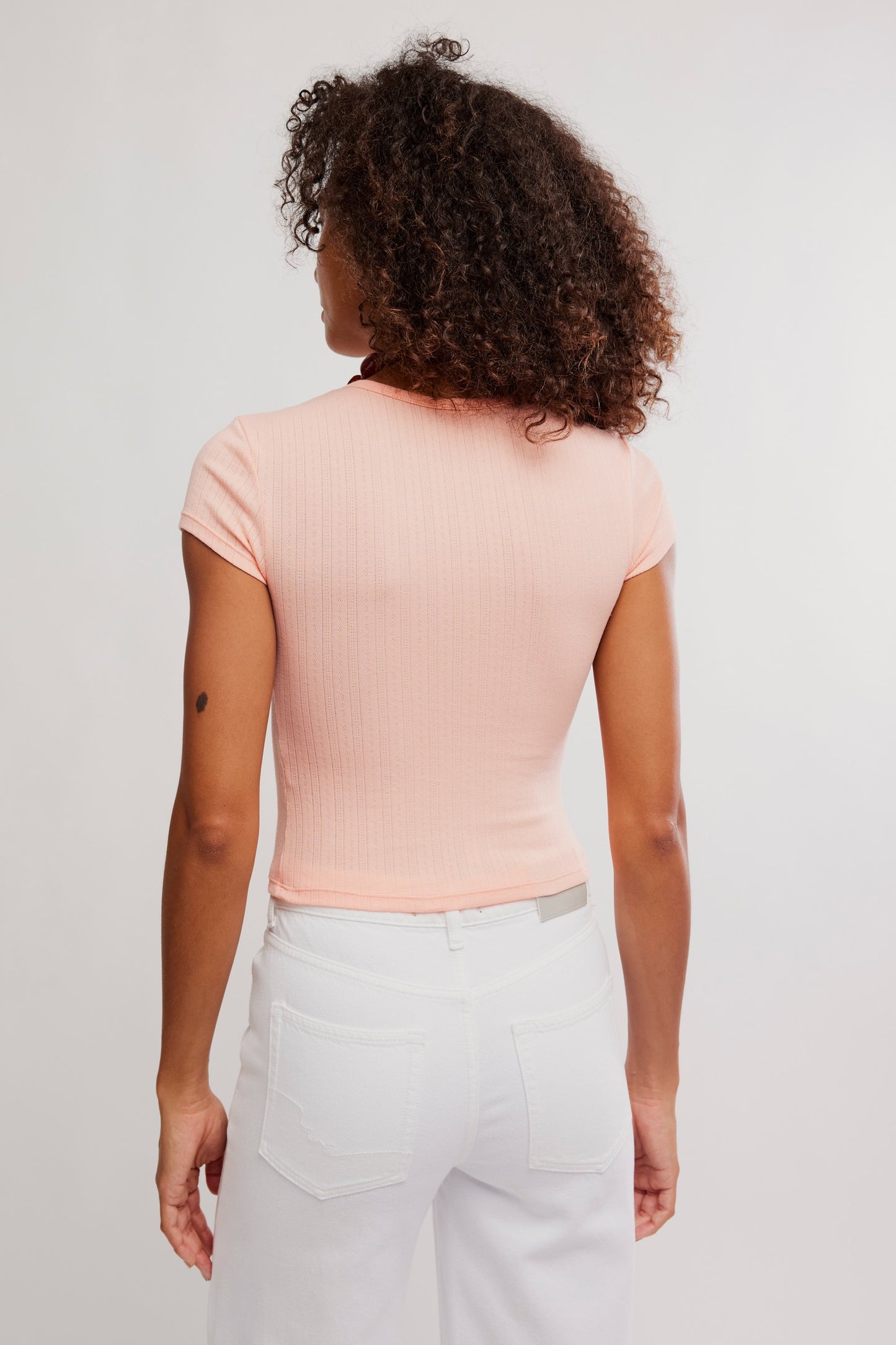 FREE PEOPLE Wait a Minute Baby Tee