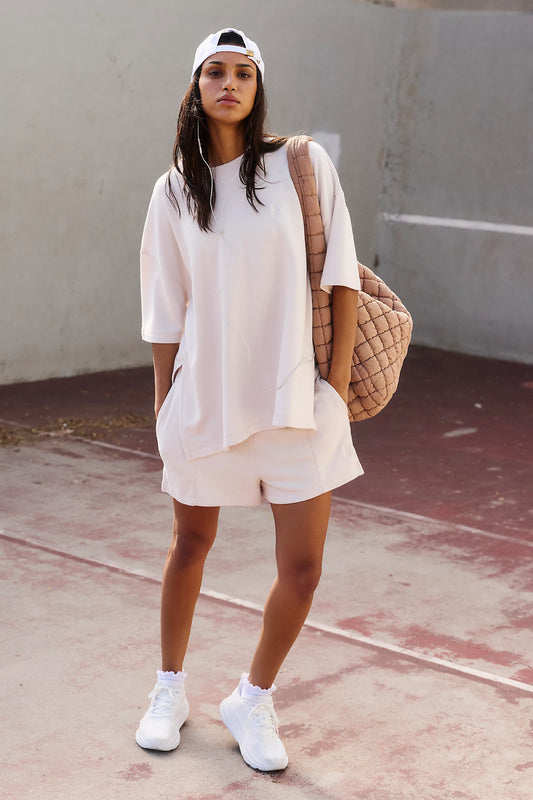 BOUTIQUE FREE PEOPLE BACK ME UP SET FRONT IVORY