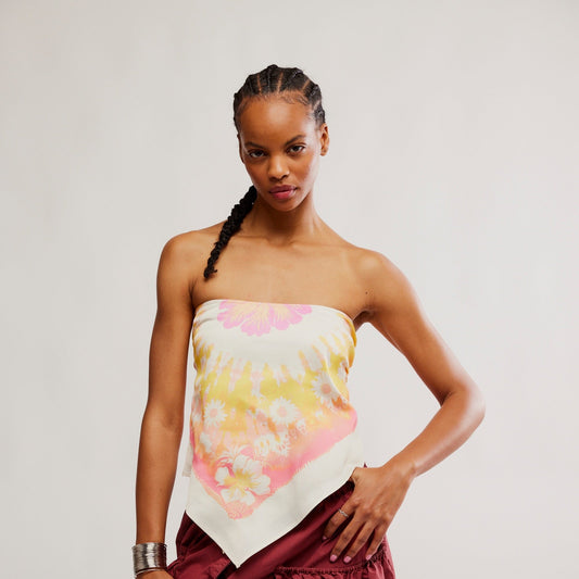 BOUTIQUE FREE PEOPLE BETTER THAN THAT TUBE FRONT 2 IVORY COMBO