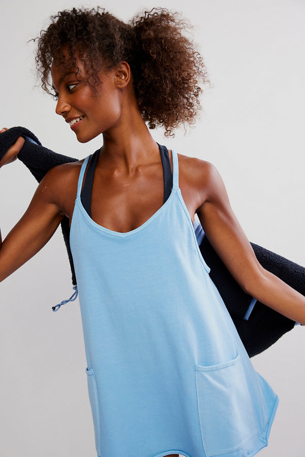 BOUTIQUE FREE PEOPLE HOT SHOT MINI DRESS FRONT HIGH DIVE