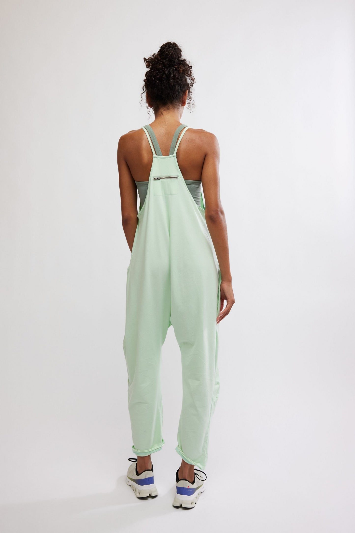 BOUTIQUE FREE PEOPLE HOT SHOT ONSIE PISTACHIO BACK