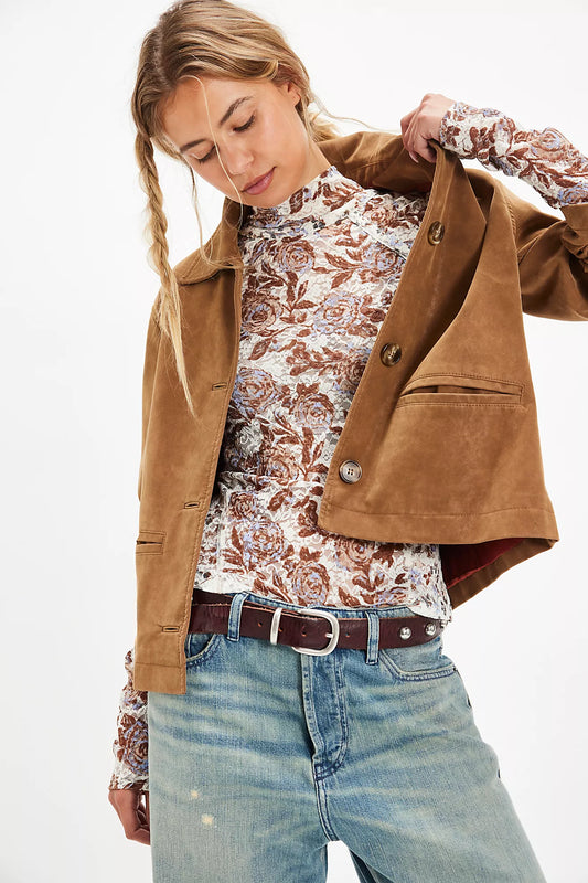 BOUTIQUE FREE PEOPLE LYRIC LONG SLEEVE IVORY COMBO FRONT