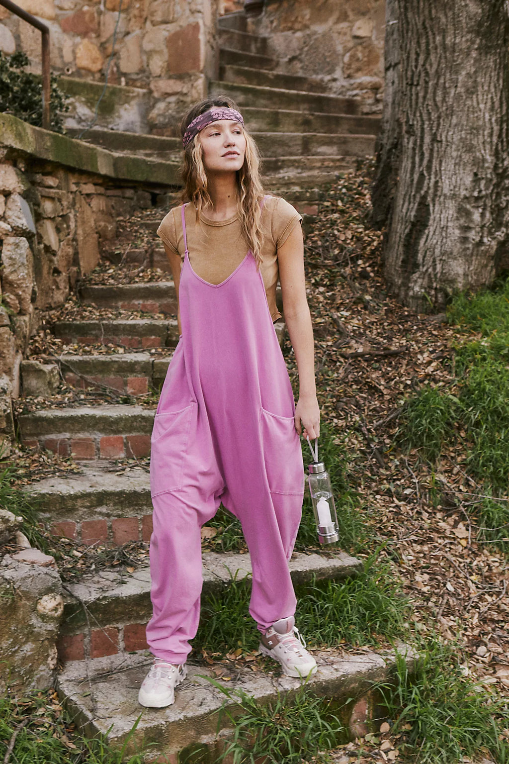 BOUTIQUE FREE PEOPLE MOVEMENT HOT SHOT ONSIE RASPBERRY PUNCH FRONT