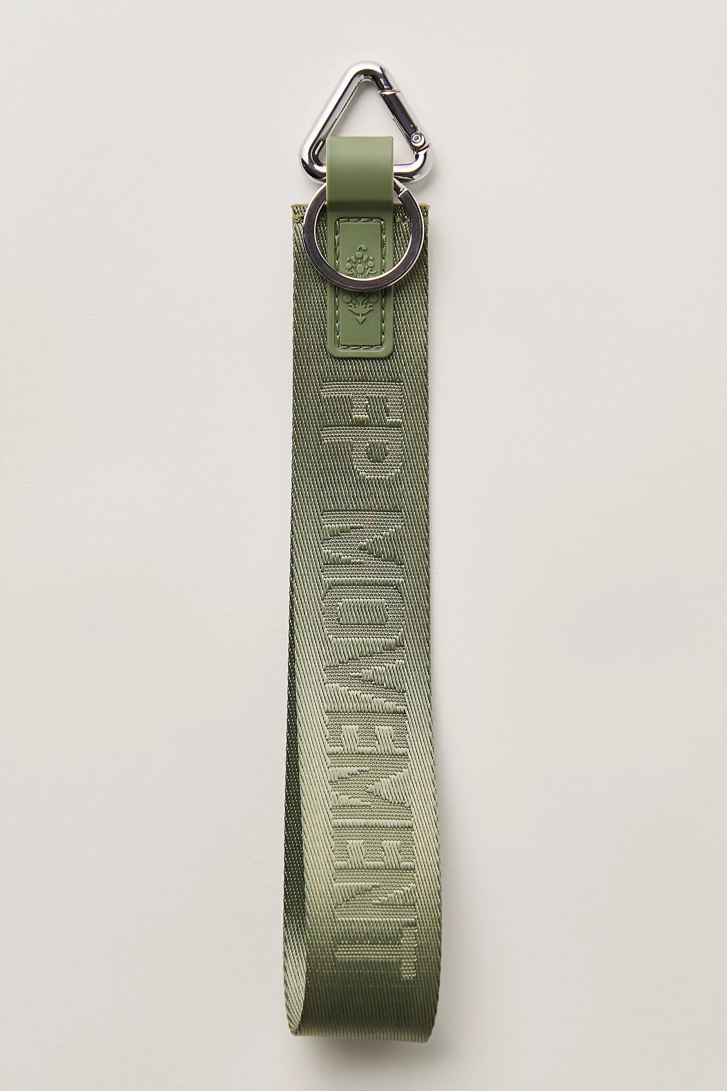 BOUTIQUE FREE PEOPLE THERE IT IS KEYCHAIN WASHED SAGE 2