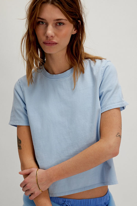 BOUTIQUE FREE PEOPLE WE THE FREE EVERYDAY TEE ICE WATER FRONT