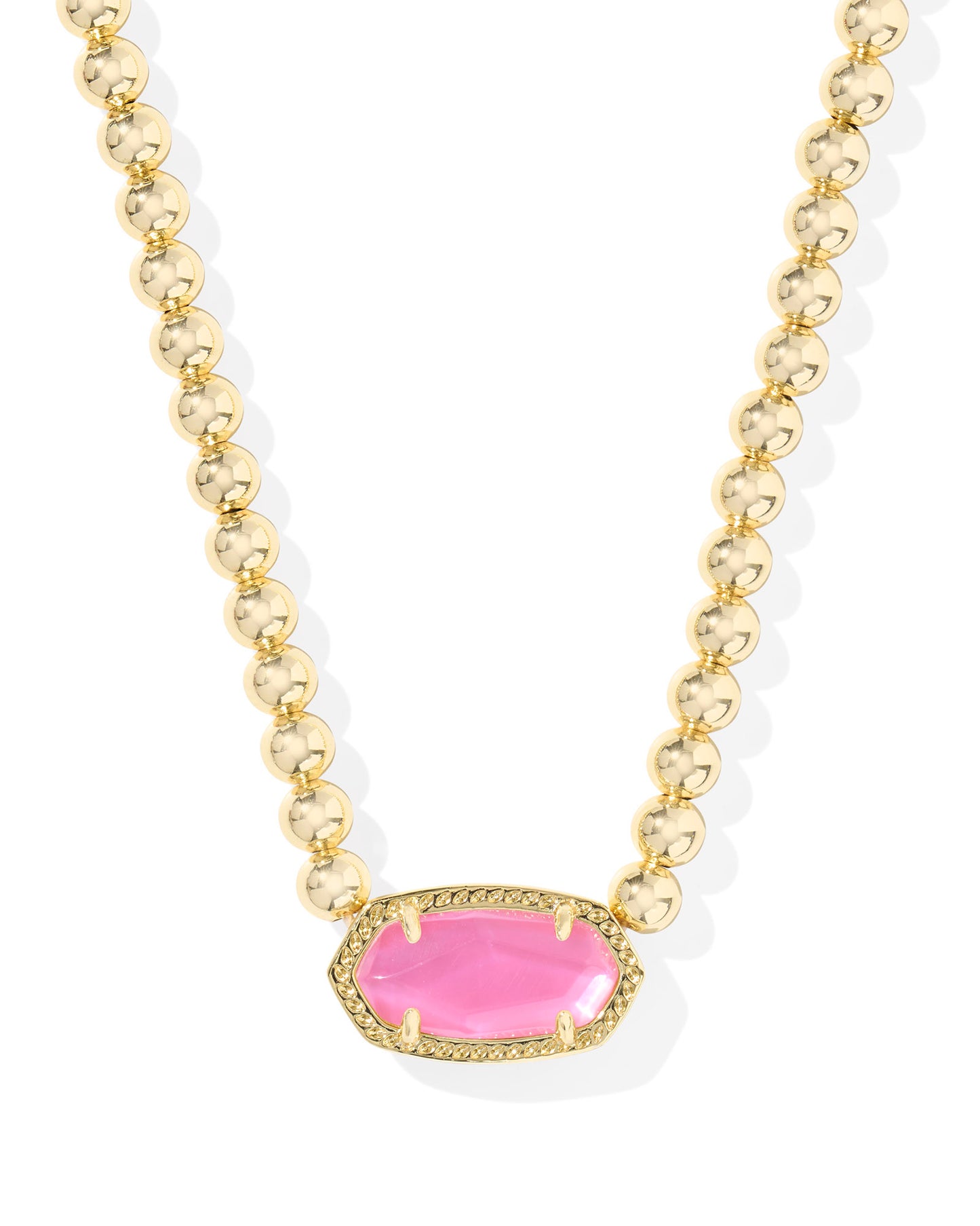 BOUTIQUE KENDRA SCOTT ELISA GOLD BEADED NECKLACE FRONT 2 AZALEA ILLUSION