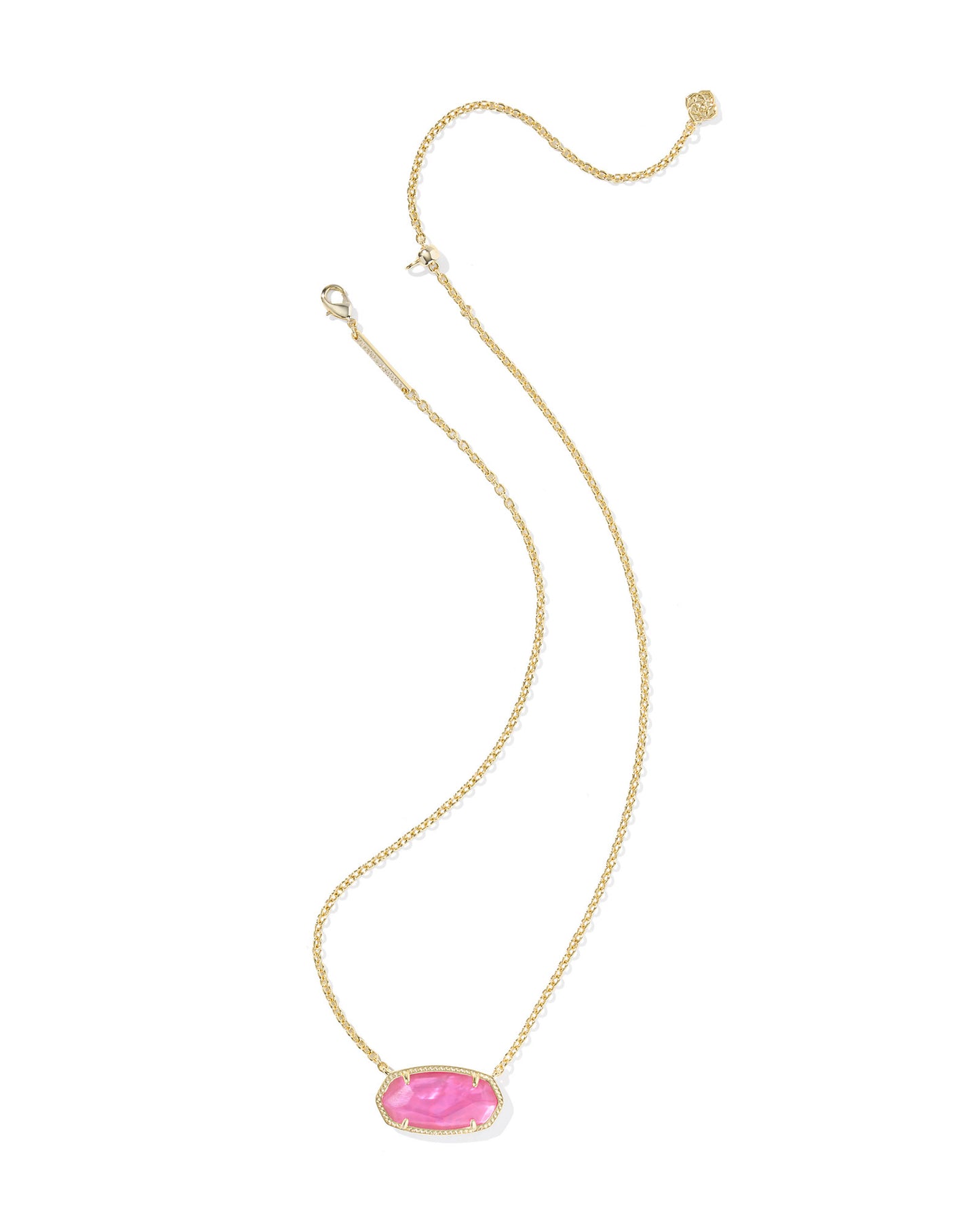BOUTIQUE KENDRA SCOTT ELISA GOLD STATEMENT PENDANT NECKLACE AZALEA ILLUSION