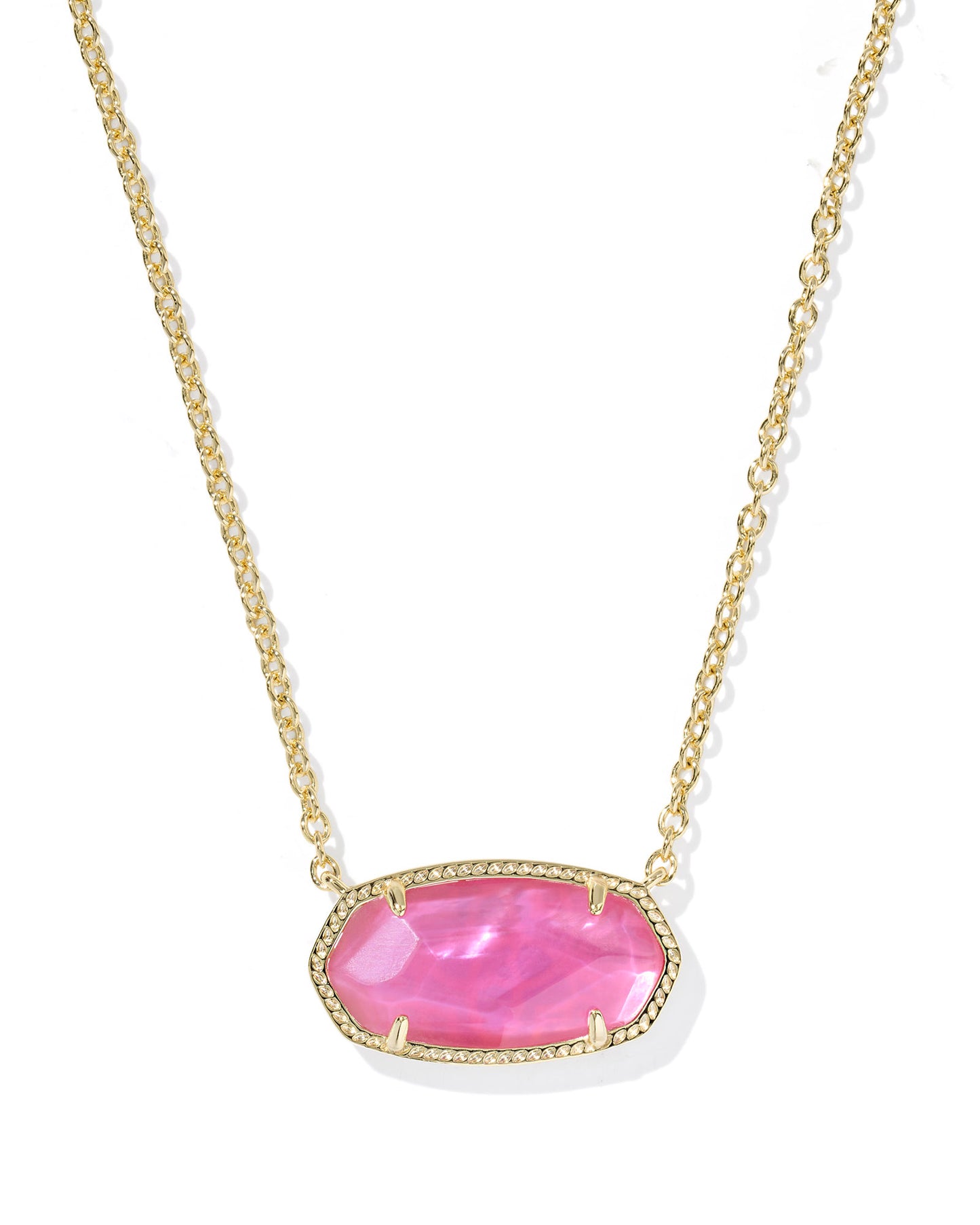 BOUTIQUE KENDRA SCOTT ELISA GOLD STATEMENT PENDANT NECKLACE AZALEA ILLUSION 2