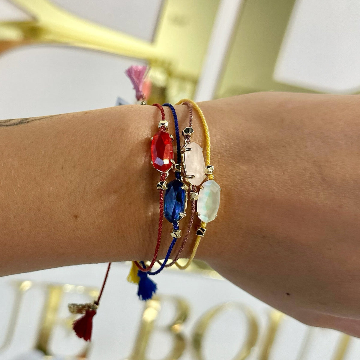 BOUTIQUE KENDRA SCOTT EVERLYNE CORD FRIENDSHIP BRACELET 2
