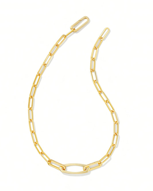 BOUTIQUE KENDRA SCOTT GOLD ADELINE CHAIN NECKLACE