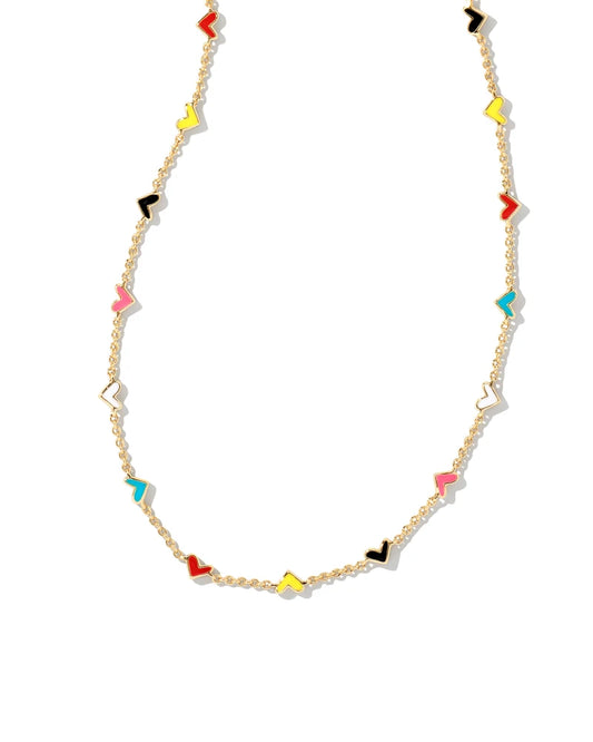 BOUTIQUE KENDRA SCOTT HAVEN GOLD STRAND NECKLACE MULTI MIX