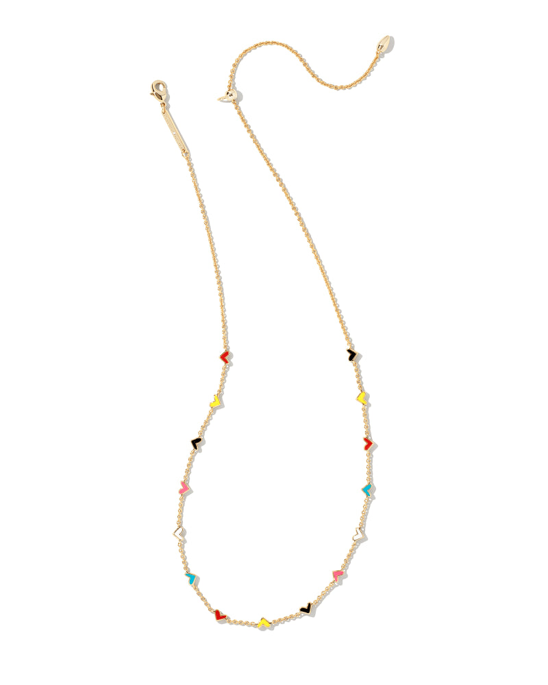 BOUTIQUE KENDRA SCOTT HAVEN GOLD STRAND NECKLACE MULTI MIX 2