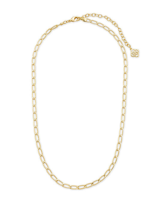 BOUTIQUE KENDRA SCOTT MERRIT CHAIN GOLD NECKLACE FRONT
