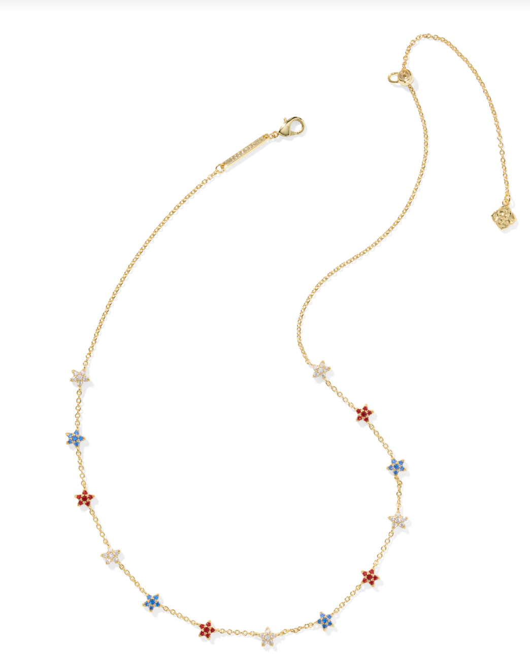 BOUTIQUE KENDRA SCOTT SIERRA STAR CRYSTAL NECKLACE GOLD