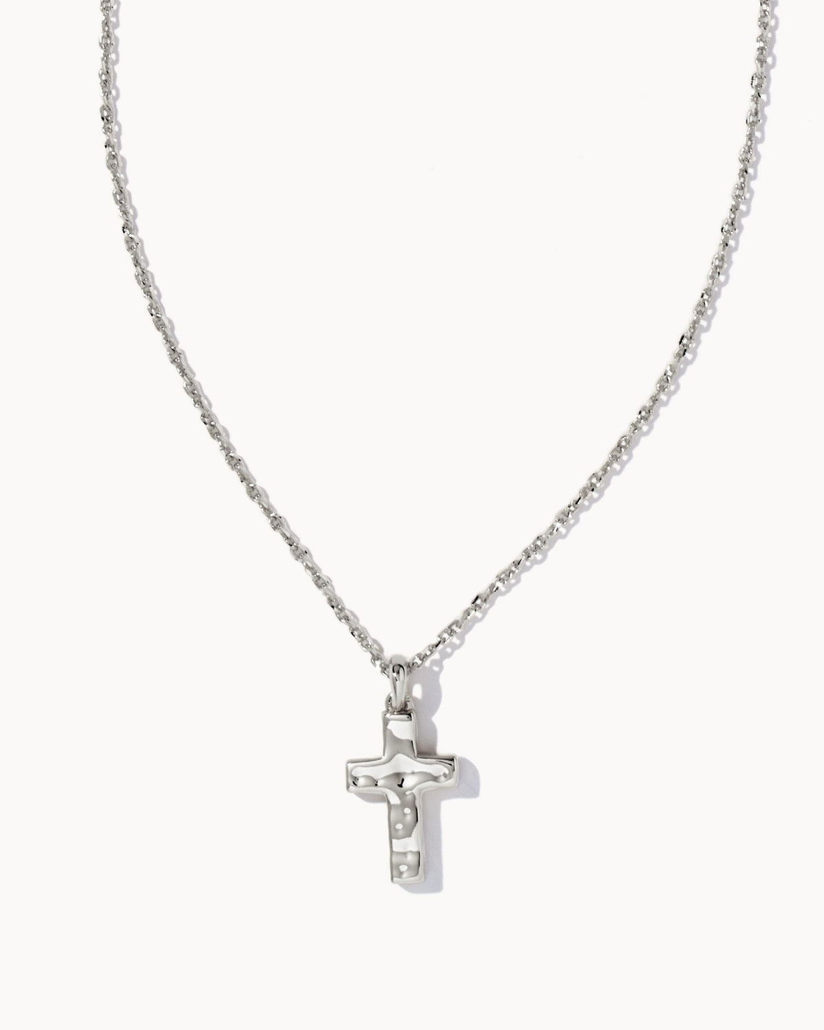 BOUTIQUE KENDRA SCOTT SILVER CROSS PENDANT NECKLACE 2