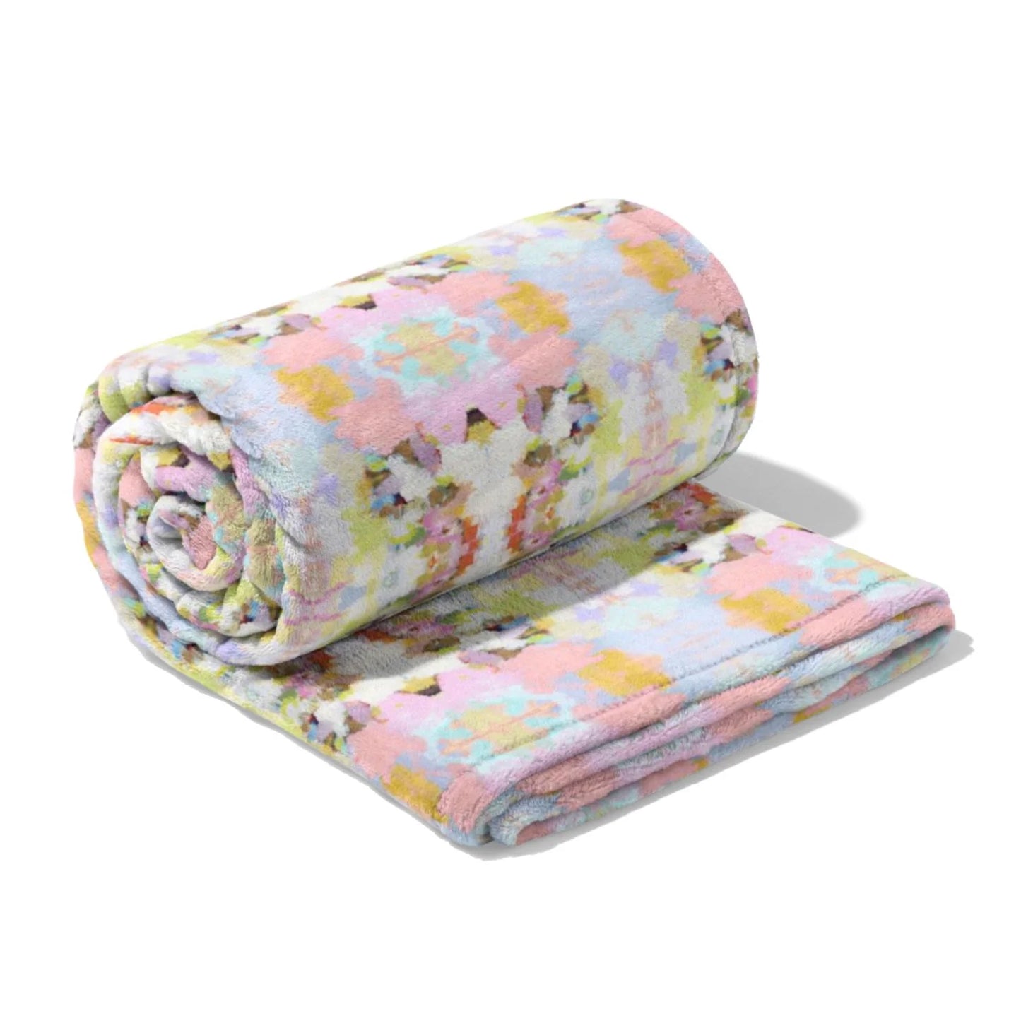 BOUTIQUE LAURA PARK BROOKS AVENUE PINK FLEECE BLANKET