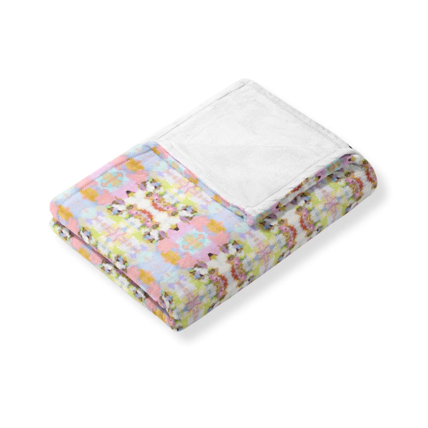 BOUTIQUE LAURA PARK BROOKS AVENUE PINK FLEECE BLANKET 3