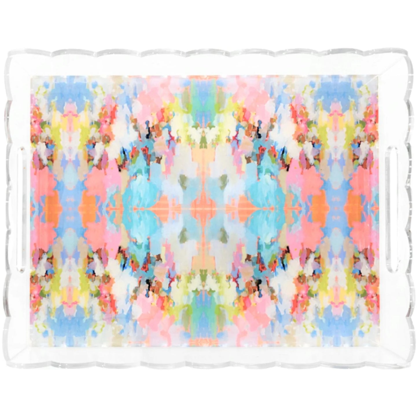 BOUTIQUE LAURA PARK BROOKS AVENUE SCALLOPED LARGE TRAY