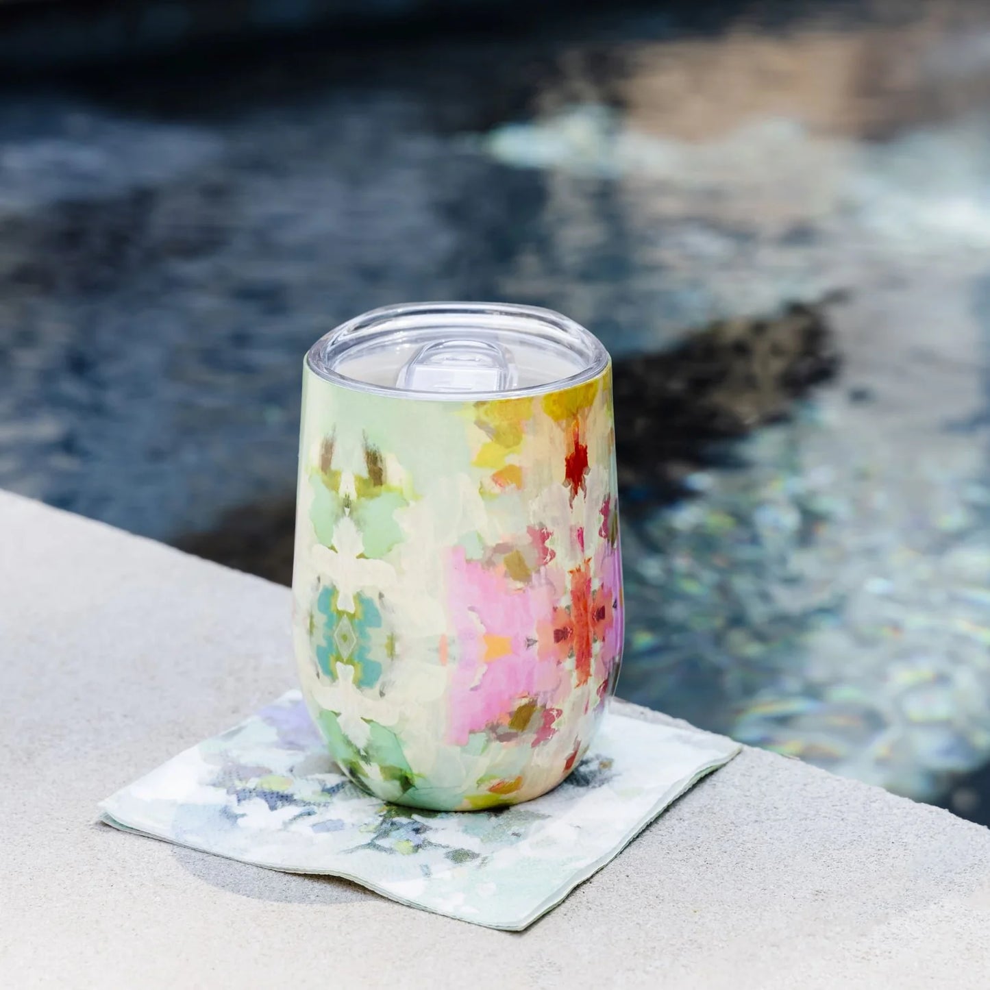 BOUTIQUE LAURA PARK GIVERNY WINE TUMBLER 3