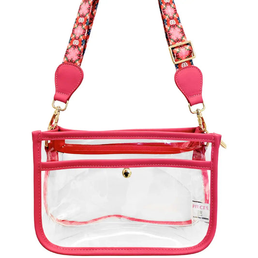 BOUTIQUE LAURA PARK X PIECES ROSE HILL STADIUM BAG CHERRY BLOSSOM 2