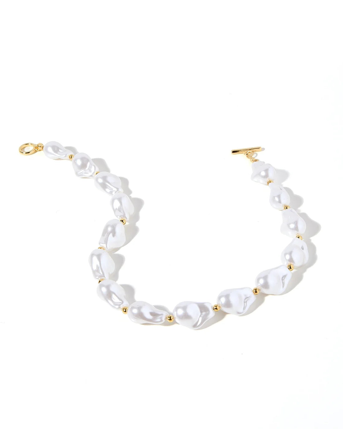 BOUTIQUE LINNY CO LANA GOLD PEARL NECKLACE
