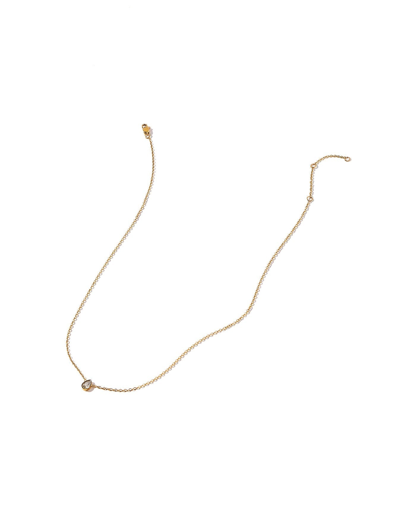 BOUTIQUE LINNY CO PALOMA PEAR DROP GOLD NECKLACE 3