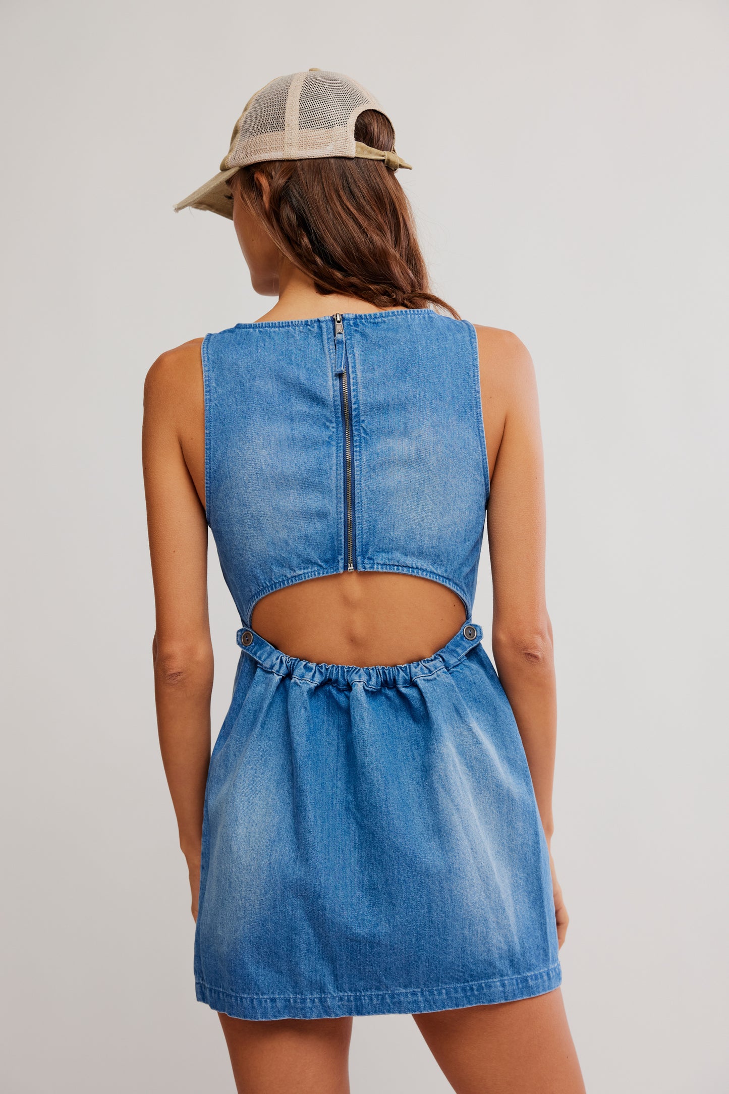 FREE PEOPLE Atlas Denim Mini