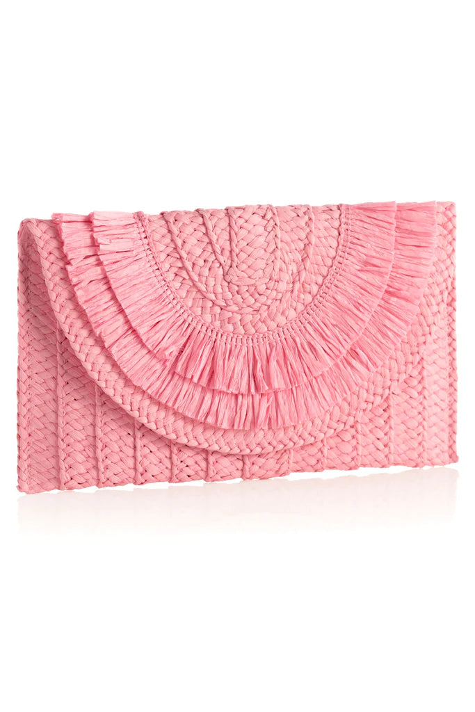 BOUTIQUE SHIRALEAH SARAH CLUTCH LIGHT PINK 5