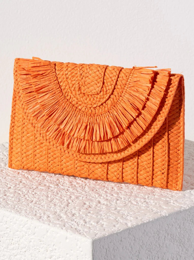 BOUTIQUE SHIRALEAH SARAH CLUTCH ORANGE 2