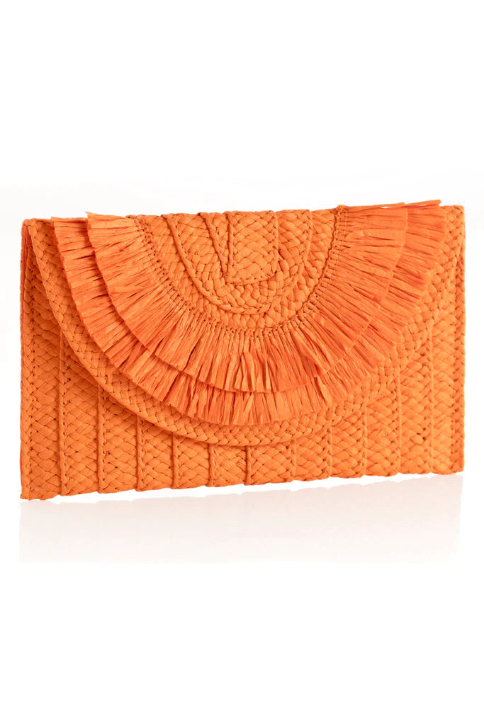 BOUTIQUE SHIRALEAH SARAH CLUTCH ORANGE 3