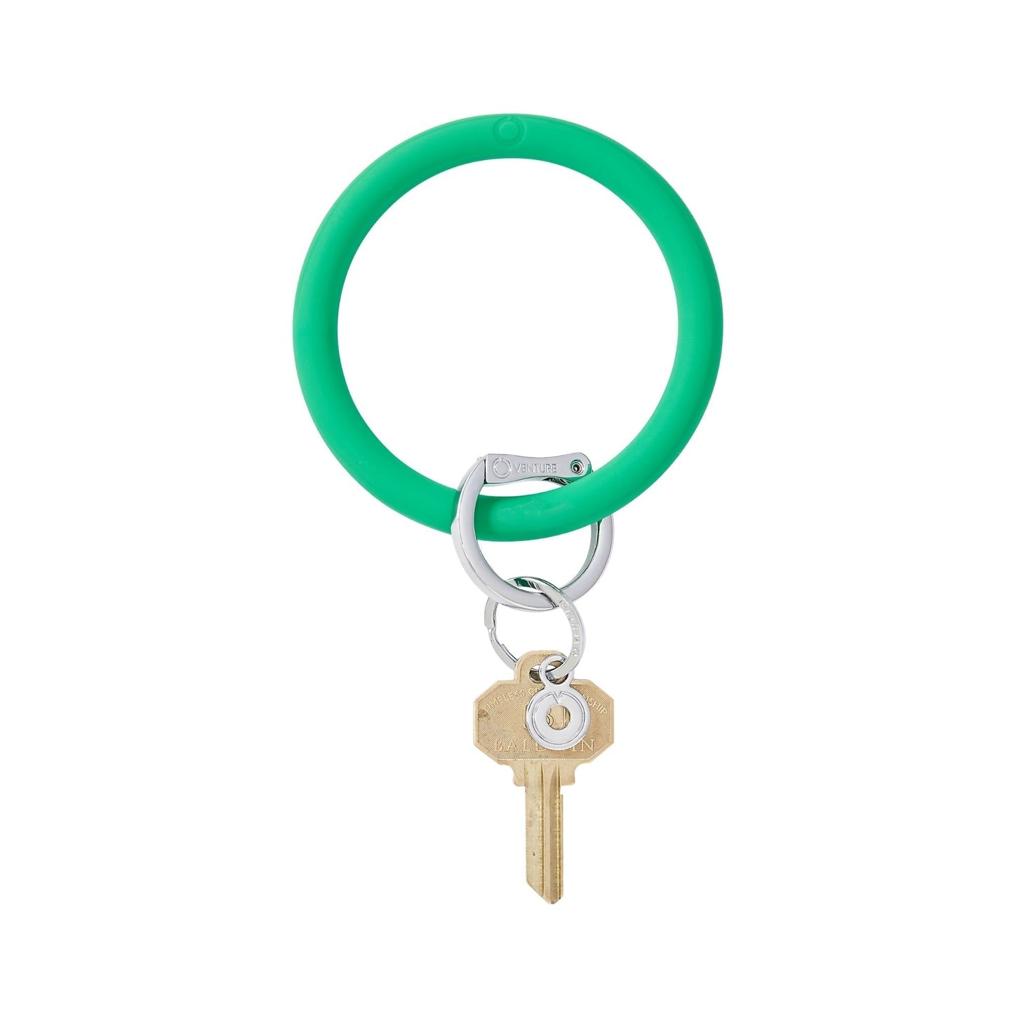 BOUTIQUE SILICONE BIG O KEY RING SHAMROCK