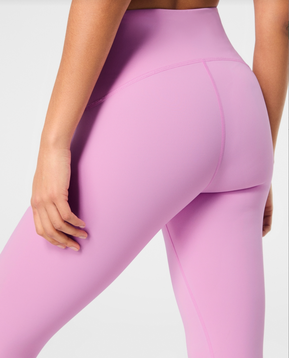 BOUTIQUE SPANXSHAPE BOOTY BOOST 7/8 LEGGINGS BACK 2 PETUNIA PINK