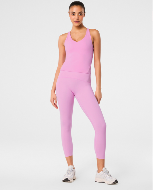 BOUTIQUE SPANXSHAPE BOOTY BOOST 7/8 LEGGINGS FRONT 2 PETUNIA PINK