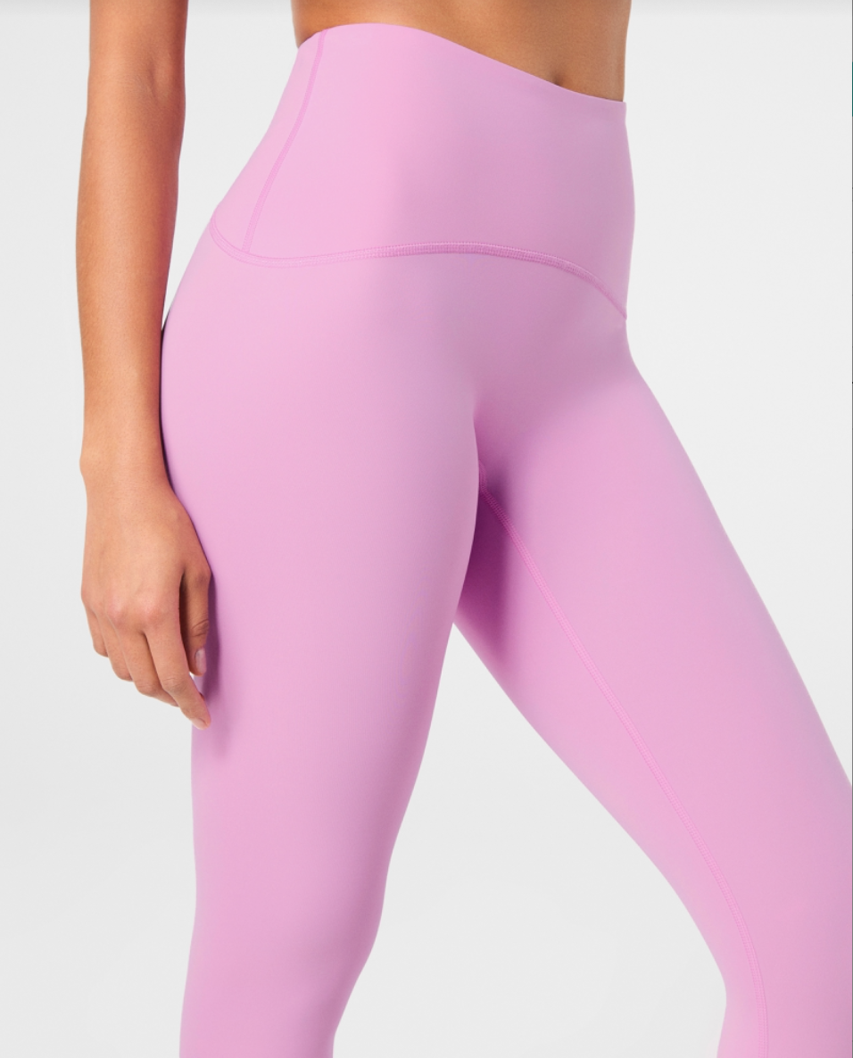 BOUTIQUE SPANXSHAPE BOOTY BOOST 7/8 LEGGINGS SIDE PETUNIA PINK
