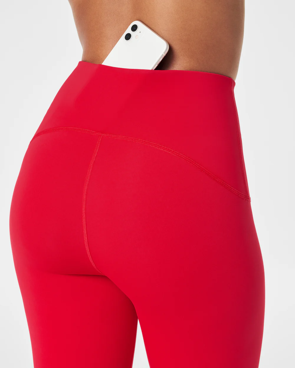 BOUTIQUE SPANXSHAPE™ BOOTY BOOST® 7/8 LEGGINGS SPANX RED BACK