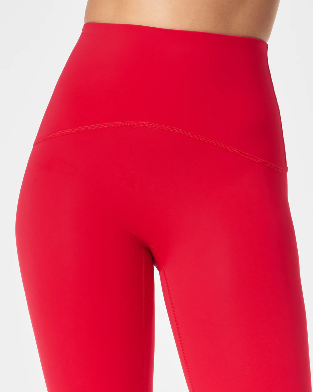 BOUTIQUE SPANXSHAPE™ BOOTY BOOST® 7/8 LEGGINGS SPANX RED FRONT