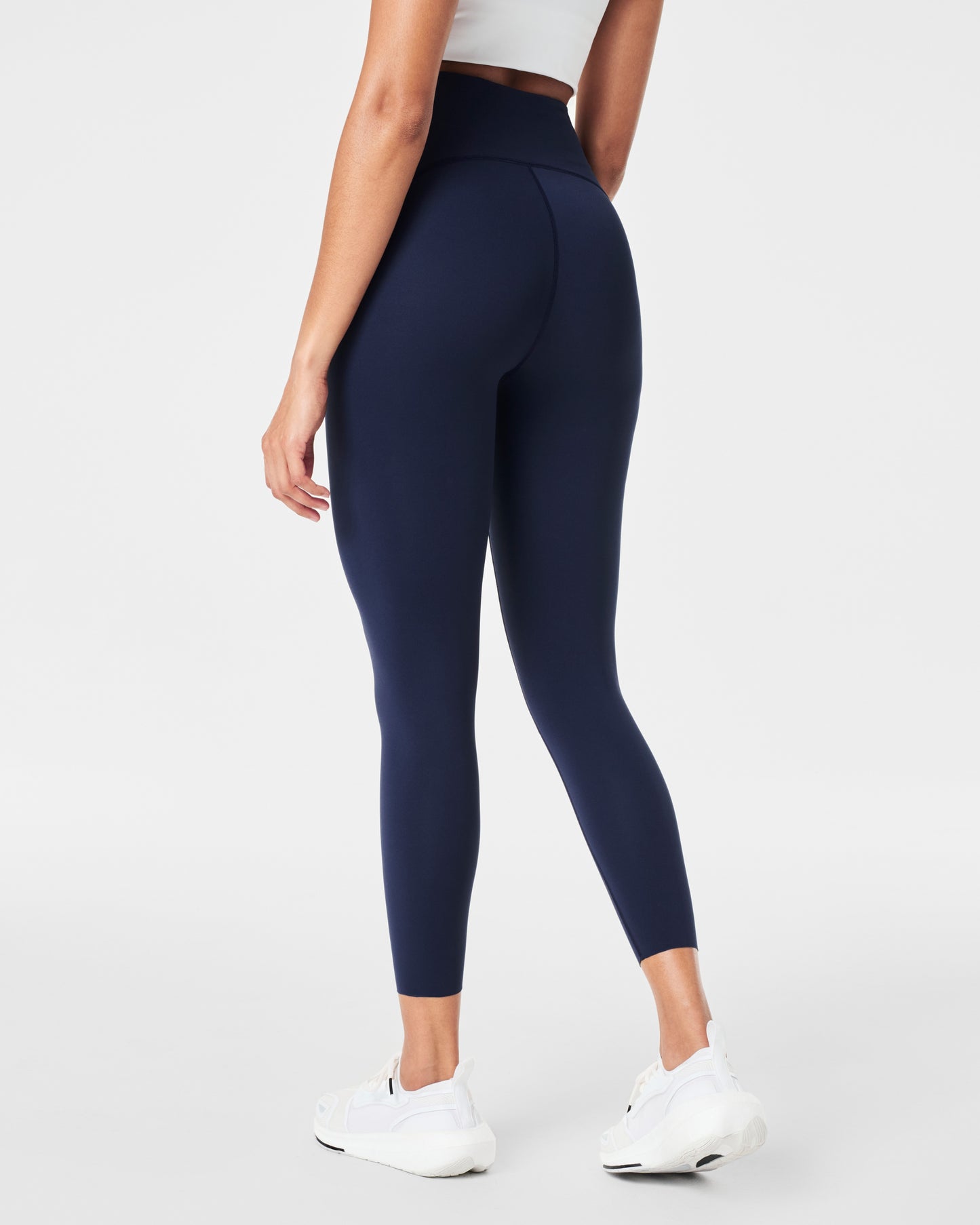 BOUTIQUE SPANXSHAPE BOOTY BOOST 7/8 LEGGINGS TIMELESS NAVY BACK 2
