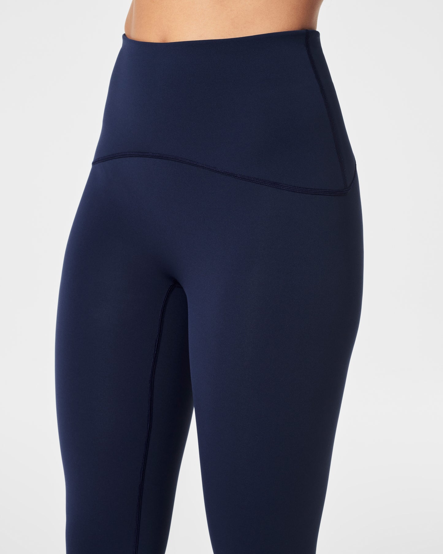 BOUTIQUE SPANXSHAPE BOOTY BOOST 7/8 LEGGINGS TIMELESS NAVY FRONT
