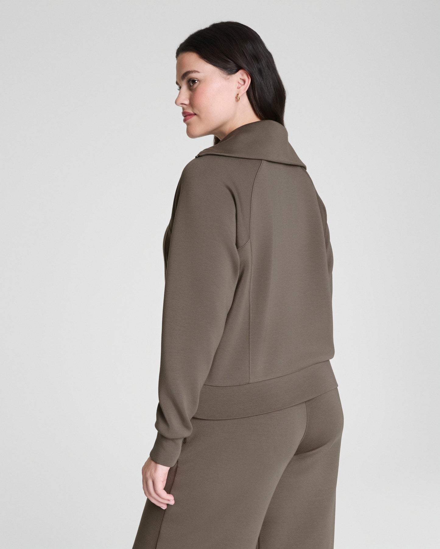 BOUTIQUE SPANX® AIRESSENTIALS HALF ZIP MINERAL SIDE