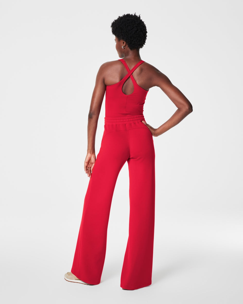 BOUTIQUE SPANX AIRESSENTIALS WIDE LEG PANT BACK 2 SPANX RED