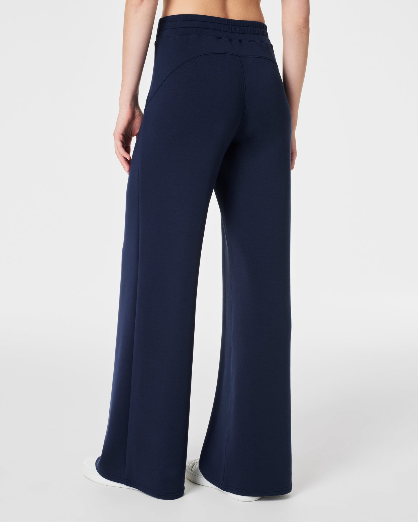 BOUTIQUE SPANX AIRESSENTIALS WIDE LEG PANT FRONT TIMELESS NAVY BACK 2