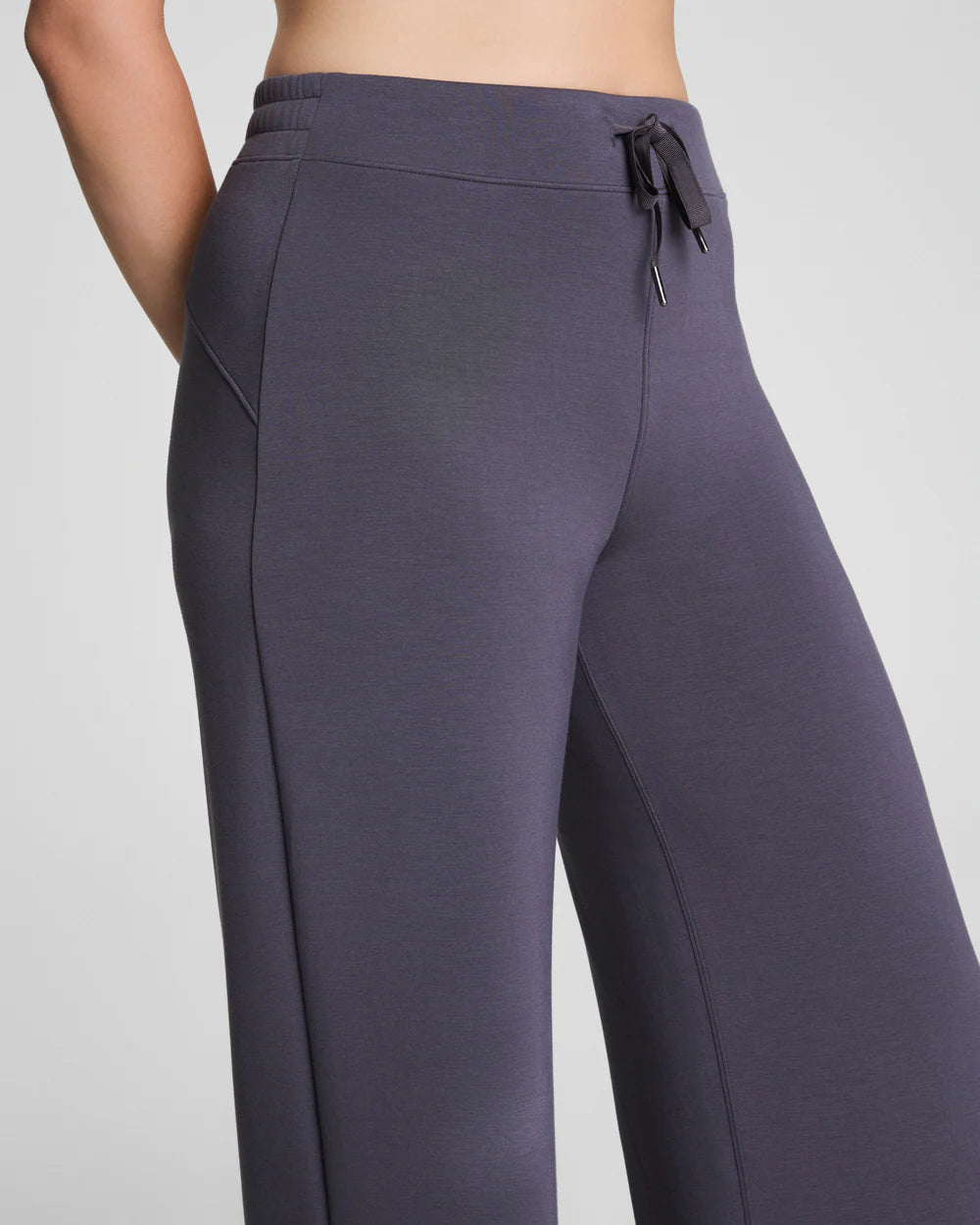 BOUTIQUE SPANX AIRESSENTIALS WIDE LEG PANT STORM SIDE 2